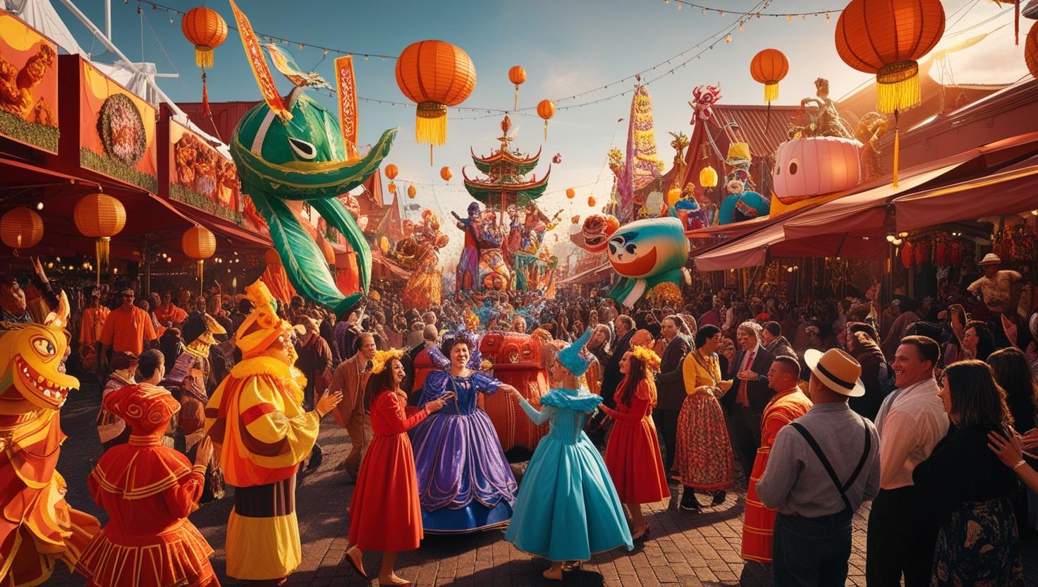 Festival celebrations with friends and family