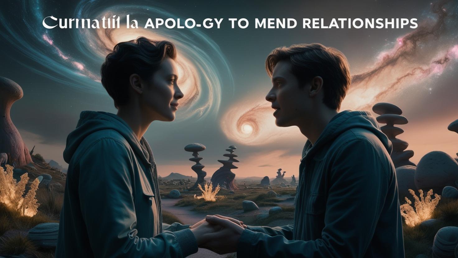 Apology messages illustration