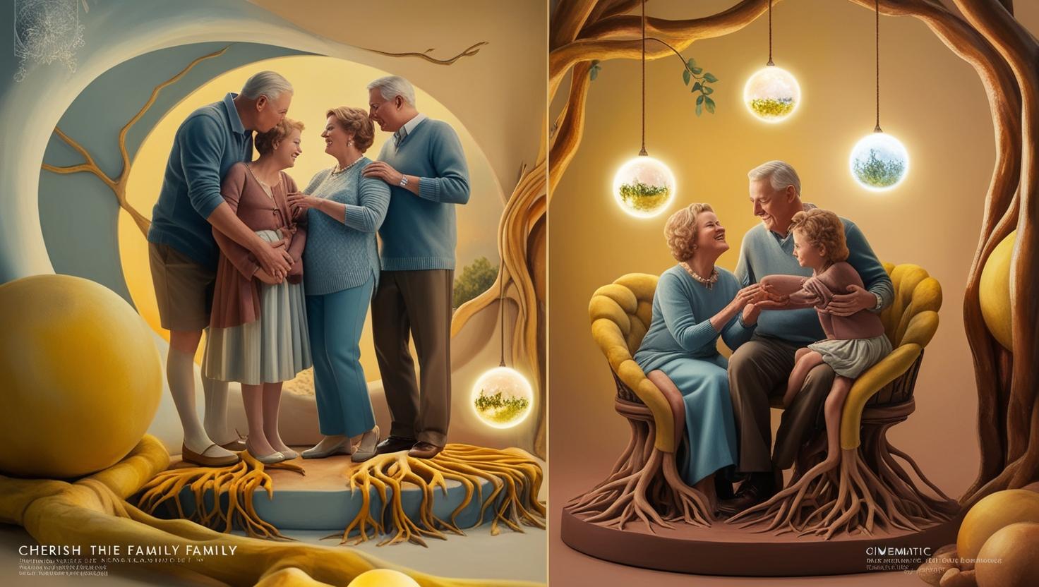 Sentimental family quotes illustration