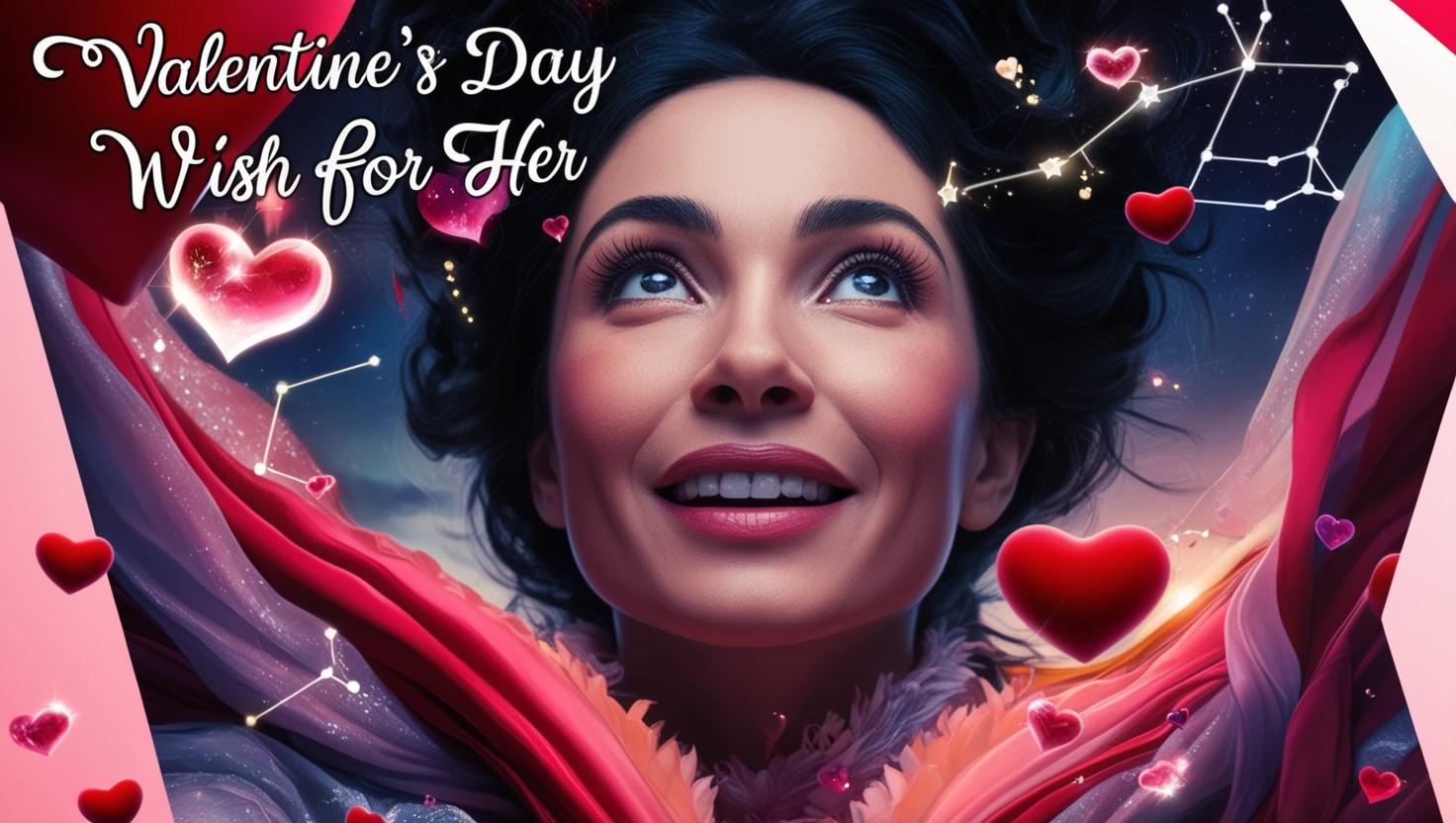 Valentine's Day wishes illustration
