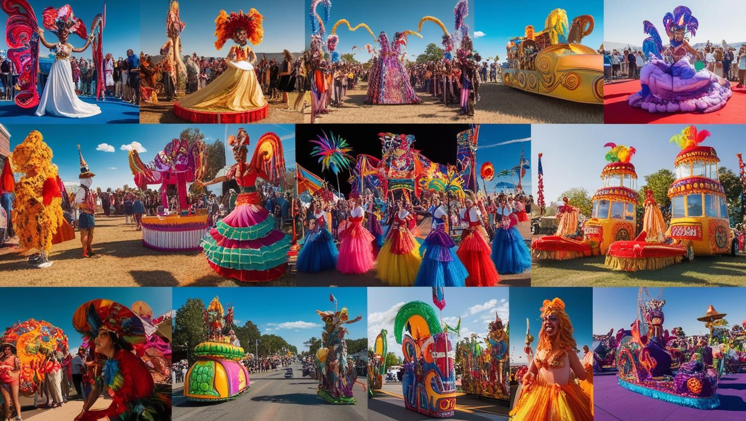 Colorful festival celebration