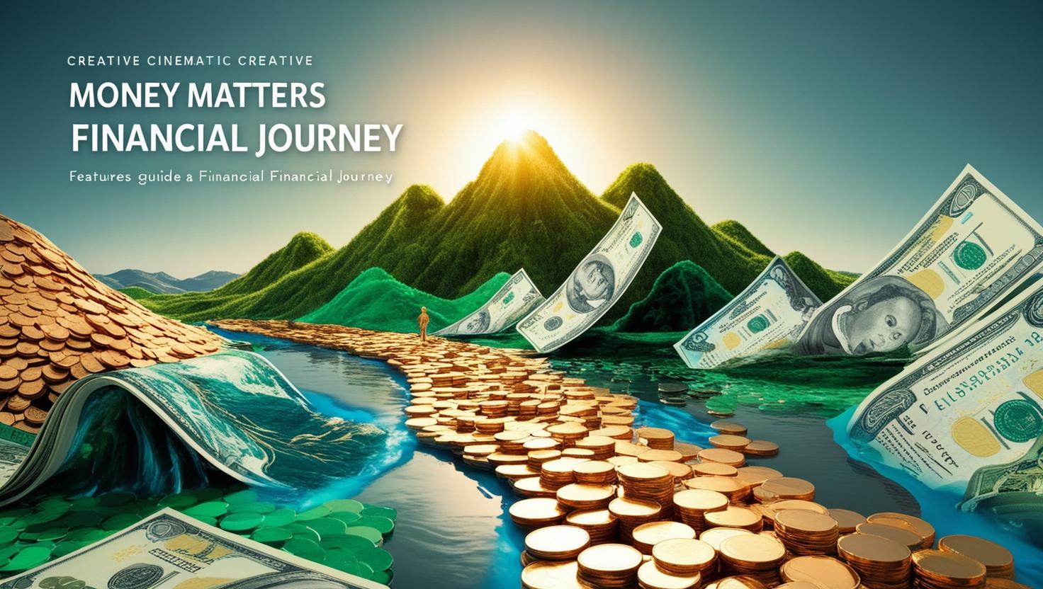 Financial journey illustration