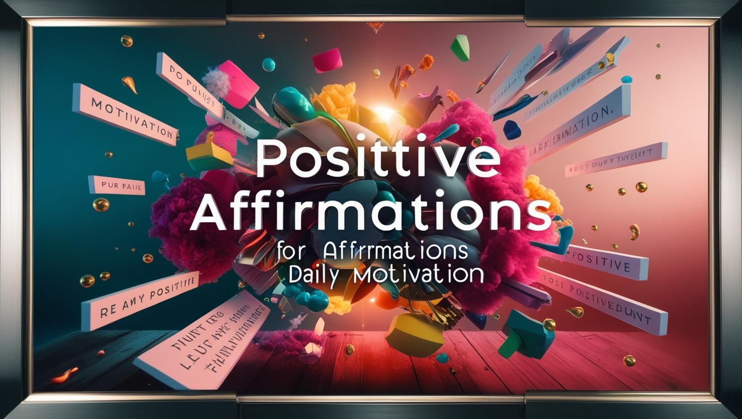 Positive affirmations illustration