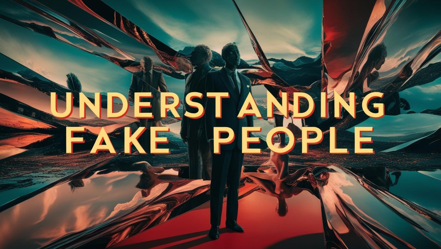 A collage of quotes about fake people