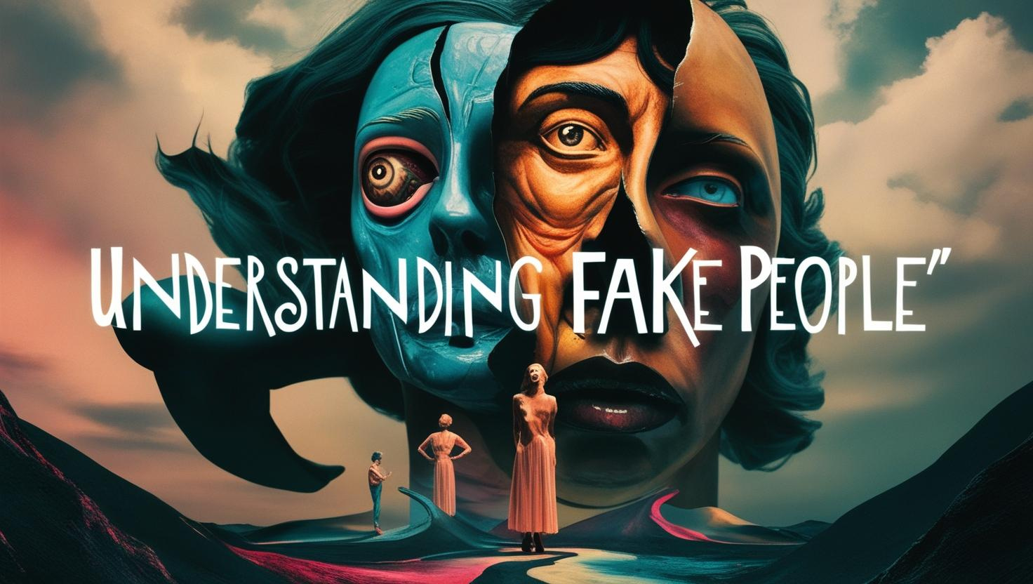 A collage of quotes about fake people