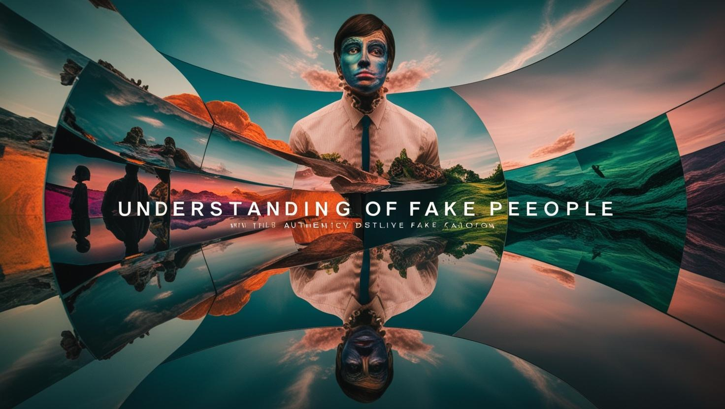 A collage of quotes about fake people